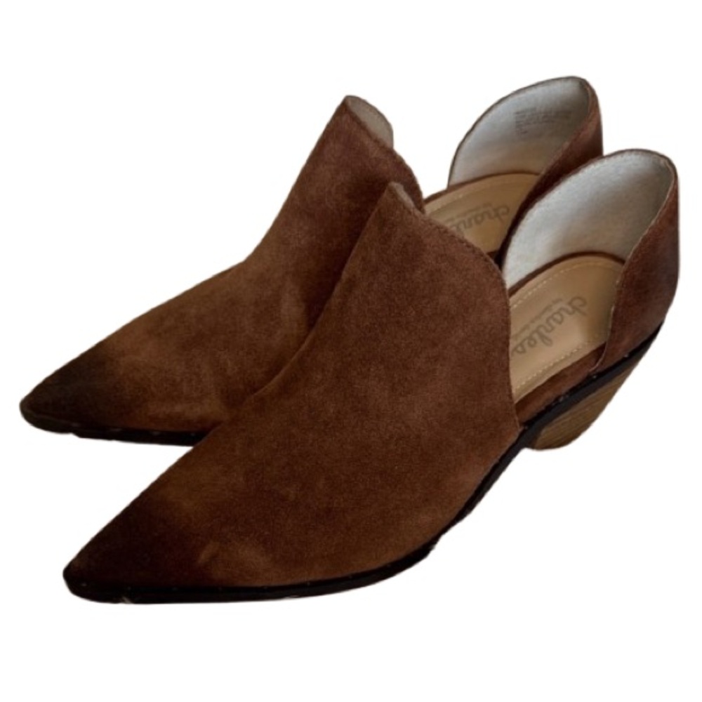 Charles By Charles David Brown Suede Mules